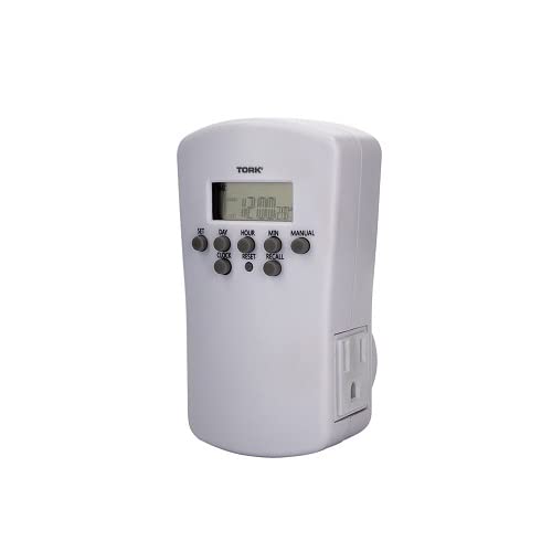NSi Industries TORK 403B Easy-Set Basic Indoor 15-Amp 24-Hour Mechanical Plug-In Lighting and Appliances Timer - Compatible with Incandescent/Compact Fluorescent/LED - Features 1 Outlet Receptacle image 4