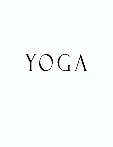 Yoga: Black and White Decorative Book to Stack Together on Coffee Tables, Bookshelves and Interior Design | Add Bookish Charm Decor to Your Home | ... Your unique Fashion Design style | Yoga