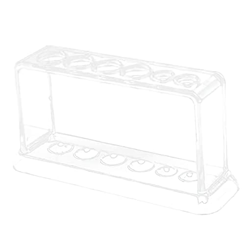 CHILDWEET Test Tube Stand Round Hole Holder 6-Pocket Tube Rack Industrial Lab Accessory