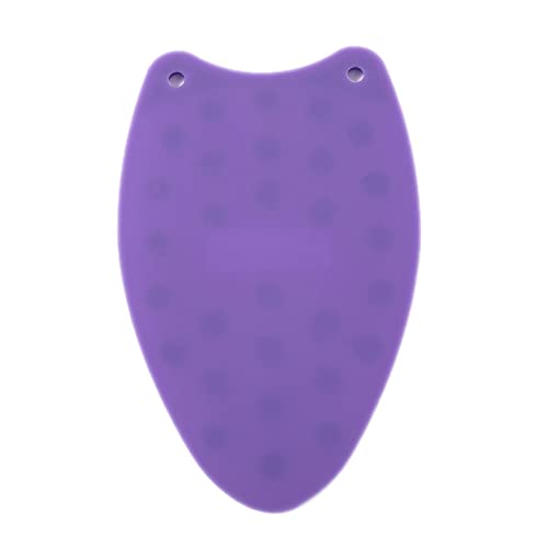 The Quilted Bear Mini Iron Rest - Silicone Heat Resistant Mat for Stress-Free Crafting, Sewing & Quilting Supplies - Durable and Protective Surface for Mini Iron (Purple)