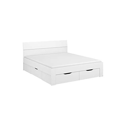 Rauch Flexx - Cama con Base, Madera, Color Blanco Alpino Cover
