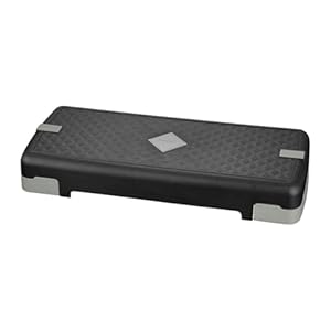 Aerobic Stepper, Exercise Step Platform Adjustable Trainer Indoor Outdoor Cardio Strength Stability Equipment Portable