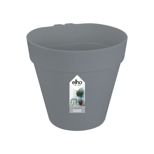 Elho Loft Urban Green Wall Single 15 - Macetero - Anthracite - Exterior - Ø 15 x A 14 cm Cover