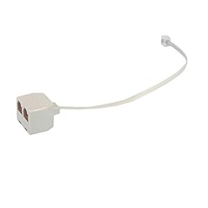 NewIncorrupt RJ11 6P4C Male naar 6P4C Vrouwelijke 2 Way Telefoon Jack Plug Splitter Telefoon Telefoonlijn Connector…