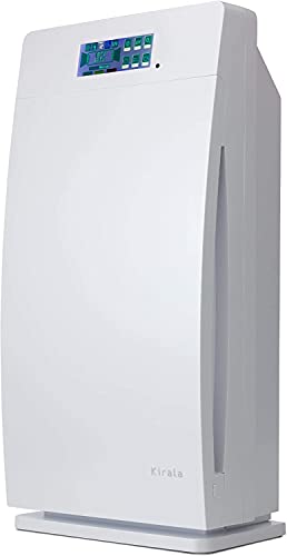 Kirala Air 空気清浄機 高性能【Aria 20畳対応】オゾンによる強力除菌 国内メーカー PM2.5対応 6層フィルター 花粉 ほこり ウイルス99.9%除菌 タバコ 消臭 ハイブリッド空気清浄機 ホワイト Kirala Air 空気清浄機 高性能【Aria 20畳対応】オゾンによる強力除菌 国内メーカー PM2.5対応 6層フィルター 花粉 ほこり ウイルス99.9%除菌 タバコ 消臭 ハイブリッド空気清浄機 ホワイト