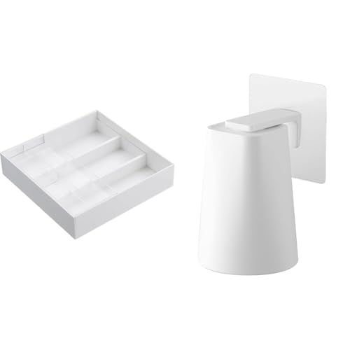 yZbgzR(Yamazaki) Lk & XCh Jg[g[ zCg W25×D24.6~45×H5.7cm ^[ tower o Jg[[ Lk 3382 + tBtbN }Olbg ^u[ zCg W