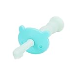 NOLITOY Silicone Boy Girl Toothbrush Soft Bristles for Gentle Cleaning Ergonomic Handle Design Safe for Boy Girl Gums for Boy Girl's Deciduous Teeth Care Green