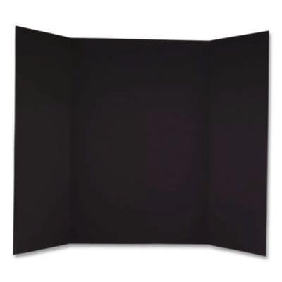 Formit Trifold Foam Board - Black Folding Foam Board 36 x 48 - Trifold Display Board, Poster Board - Presentation Board (6-Pack)