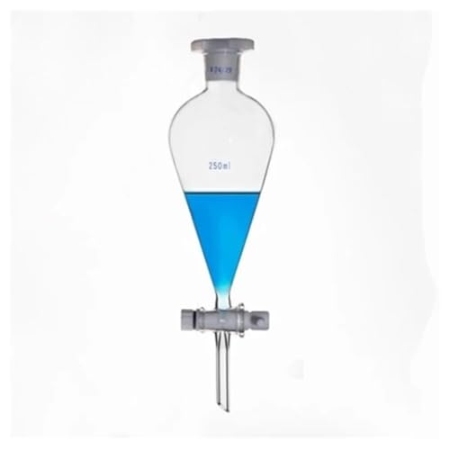 Entonnoir de séparation en forme poire de 250 ml au rodage 24/29 précis
