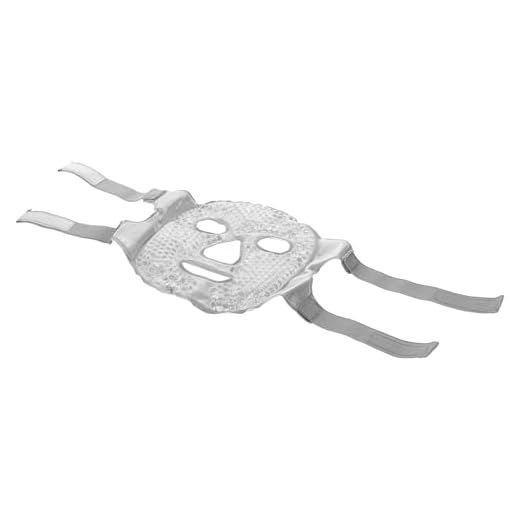 HAPINARY Gel Cooling Mask for Face, Gray Home Massage Beauty Mask Pain Soothing and Anti-swelling Functions, Suitable for Daily Skincare and Reducing Puffiness