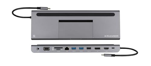 Hub USB Kramer Electronics KDOCK-4 Argento