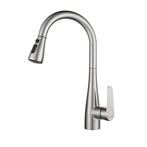 Robinet rétractable eau chaude froide pour simplifier la préparation des repas en cuisine
