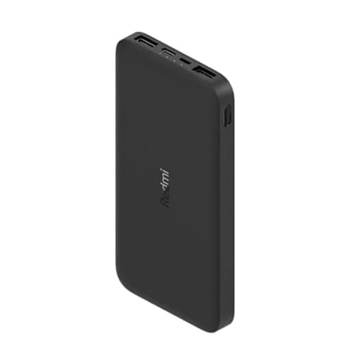 Carregador Portátil Power Bank Redmi 10000mAh 2 Saídas USB-A - Preto