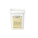 Caldo de ave blanco CHEF 800 g | Base culinaria profesional | Ideal para salsas, sopas, guisos y platos de cocción lenta