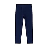  AMOMI Pantalon long pour fille Jegging, bleu marine, 8 ans