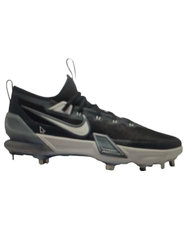 Nike Force Zoom Trout 9 Elite Low Metal Baseball Cleats Black/White Sz 7