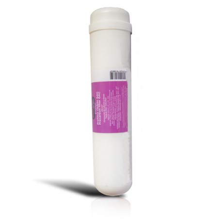 Filtro in Linea GAC carbone attivo granulare 1/4'' FPT 2,5''x11'' Green Filter
