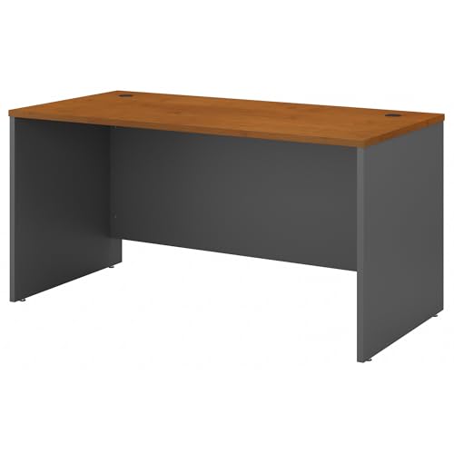 Bush Business Furniture Series C 60W Office Desk in Natural Cherry, Large Computer Table for Home...