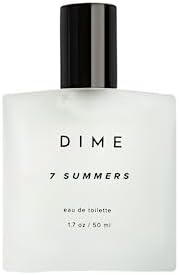 DIME Beauty Perfume 7 Summers, Sweet Floral Scent, Hypoallergenic, Clean Perfume, Eau de Toilette For Women, 1.7 oz / 50 ml