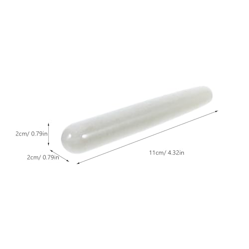 Foto von Jade Massage Stab Triggerpunkt Massagegerät Guasha Massage Jade Roller Gesichts Roller Massagegerät (Grün)