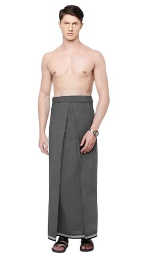 Image of pure cotton lungi for men