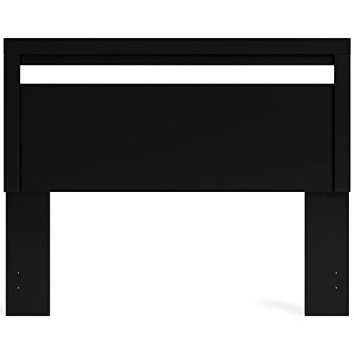 Signature Design By Ashley EB3392-157 Finch Modern Headboard Only, Queen, Black thumb #3