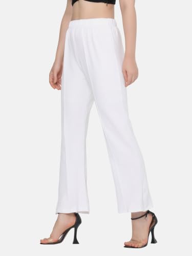 Image of Leriya Fashion Women's Yoga Dress Pants Stratchable Work Slacks Business Casual Office Straight Leg /Bootcut Elastic Waist Trouser for Women