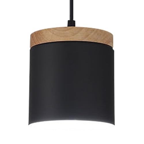 Lustre industriel nordique en métal avec suspension à tête unique et culot E27