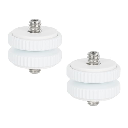 Image of 2Pcs High Strength 1 / 4Inch-20 Male to 1 / 4Inch-20 Male Thread Adapter for Lighting Stand Tripod Video Equipment Photography Accessory