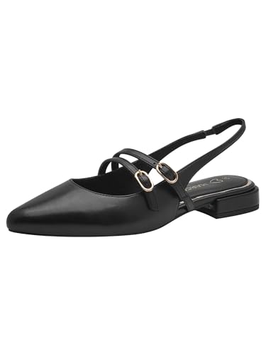MARCO TOZZI Damen Slingpumps Spitz Elegant, Schwarz (Black...