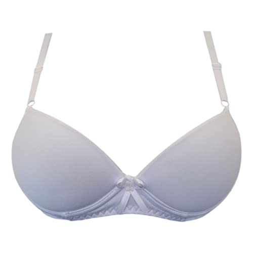 Kit 3 Sutiãs Soutien Infanto Juvenil Com Bojo Liso (BR, Alfa, P, M, Sortidos)