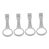 FOYTOKI 4pcs Pull up Rings for Crib Sling Fitness Ring Toy Strap Pull up Bar Play Pen Toys