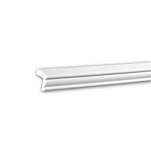 Cornisa flexible y moldeable Profhome 150258F para paredes curvas sin grietas