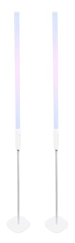 Image of Rockville Saber Stand X2 White 2 Pack Stands for Rock Saber Lights