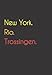 Produktbild New York. Rio. Trossingen.: Witziges Notizbuch | Tagebuch DIN A5, liniert. Für Trossingener und Trossingenerinnen.