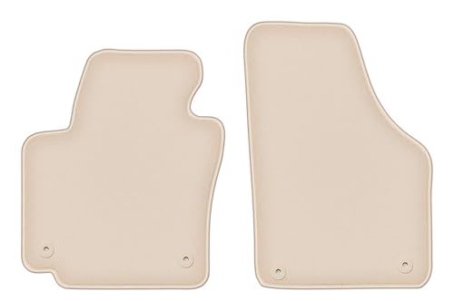 Tapis de voiture beige sur mesure Golf Plus pour protéger votre sol