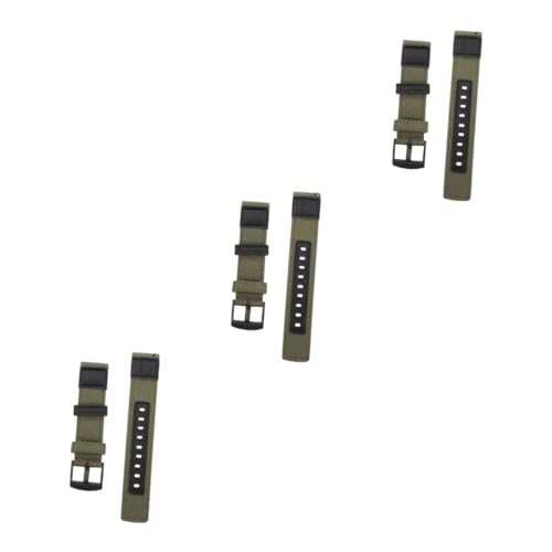 Mikikit 3pcs Replacement Band for S3 S2 Nylon Watchband Buckle Quick Release Chic and Fashion