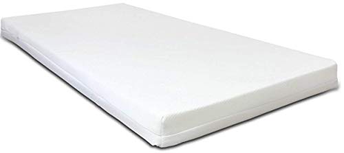 Dedstore-Baby/Matratze für Wiege Babywiege Beistellbett 90x40x6cm weiß Neu Cover