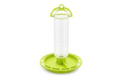 Image of PuraMart Hanging Bird Feeder for Garden, Balcony (1 Litre) | Bird Food Dispenser | 4 Feeding Ports | 360 Perch | Weatherproof Bird Feeding Station | Indoor & Outdoor Use (Water Dispenser(Pack of 1))