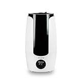 Airvana 2.25 Gallon (8.5 Liter) Top Fill Digital Humidifier with LED Display Screen, Sleep Mode, and Coverage up to 757 Square Feet, AV200HUM White