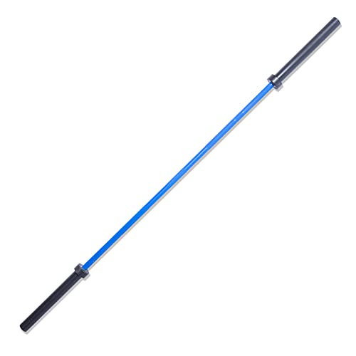 Image of Olympic Barbell [Bells of Steel] Olympic Bar for Commercial and Home Gym, Cerakote Finish Utility Bar for Powerlifting, Bodybuilding, and Strength Training, 1000lb Weight Capacity