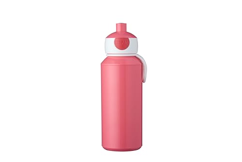 Mepal - Gourde Pop-up Campus Étanche pour Enfant - Réutilisable, Sans BPA, Lavable au Lave-Vaisselle - 400 ml - Pink