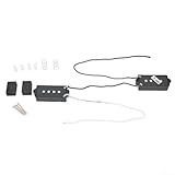 Kit de micros de rechange pour guitare basse à 4 cordes Alnico 5 aimants espacés des pô...