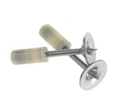 200PCS 25mm round nail manual shooting round nail gun fixed nail ceiling cultural relic diameter 7.3mm for mini nail gun