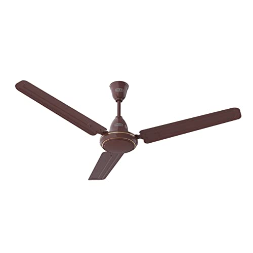 POLAR Efico BLDC 26 watt 1200 Mm (48 inch) Ceiling Fan Brown | Rust-resistant Long-lasting Energy-saving High Speed 350 Rpm Bee Approved 5 Star Rated and 2 Years Warranty