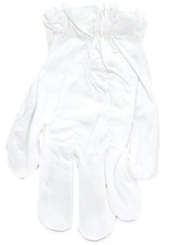 Forum Novelties Men's White Cotton Gloves Costume Accessory Santa Claus