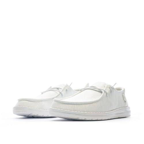 Image of HEYDUDE Women's Wendy Glitter Cloud Dust Size 7 | Women's Shoes | Women's Slip On Shoes | Comfortable & Light-Weight