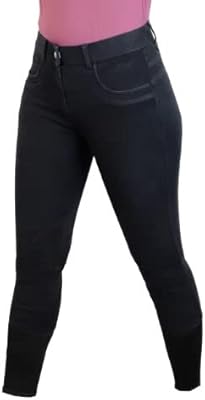 Grewal Equestrian Portia Ladies Knee Patch Breeches (as1, Waist, Numeric_26, Regular, Beige)