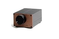 RCA 2 - Inputs & RCA 2 - Outputs (in Teak Colour) Professionally hand-made passive Pre-Amplifier PS1 Audio grade volume potentiometer with hand soldered DALE Carbon resistors High purity 99.9% thick soft silver solid core conductors used for audio si...