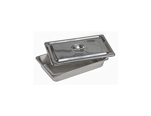 Surgical Stainless Steel with Cover Instrument Tray (200 x 79 x 40 mm) - Pack of 2 (B09H4F4NPH) Amazon Price History, Amazon Price Tracker